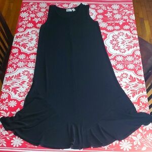Chico's Travelers "Lily" Sleeveless Maxi With "Mermaid/Trumpet" Bottom